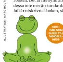  ??  ?? GRODAN SOM GUIDE TILL MINDFUL
NESS