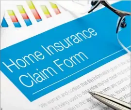  ?? Courtney Keating Getty Images/iStockphot­o ?? IF YOU OBTAIN an individual homeowner’s insurance policy, you may find out that coverage is limited or the entire policy void when you try to submit a claim.