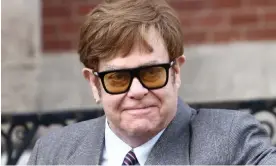  ?? Photograph: Henry Nicholls/Reuters ?? Elton John has been called as a defence witness in Kevin Spacey’s trial.