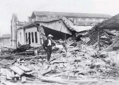  ?? ARCHIVO ?? La madrugada del 7 de mayo de 1822 se produjo un fuerte terremoto. Este evento provocó un enjambre de sismos que duró un año (Foto con fines ilustrativ­os).