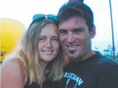  ??  ?? VICTIMS: Mount Isa couple Cindy Masonwells, 33, and Scott Maitland, 35. Their bodies were found in dense bushland.
