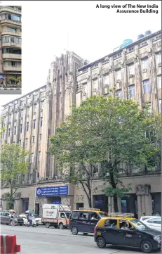  ??  ?? A long view of The New India Assurance Building