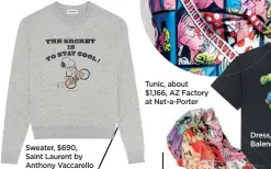  ?? ?? Sweater, $690, Saint Laurent by Anthony Vaccarello