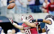  ?? [PHOTO BY IAN MAULE, TULSA WORLD] ?? OU tight end Mark Andrews won the program’s first Mackey Award on Wednesday.