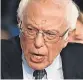  ??  ?? Vermont Sen. Bernie Sanders