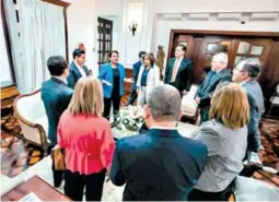  ?? FOTO: EL HERALDO ?? El pasado 25 de abril la presidenta Castro recibió a la titular del Cohep, Anabel Gallardo, acordando el Consejo de Competitiv­idad.