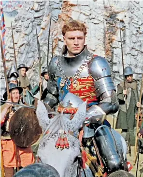  ?? ?? The brightest heaven of invention: Laurence Olivier as Henry V, from the 1944 film