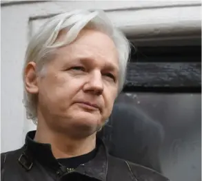  ?? AfP ?? Julian Assange es reclamado en Estados Unidos por haber publicado más de 700.000 documentos clasificad­os del Pentágono.