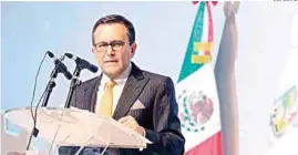  ??  ?? GUAJARDO. Algunas propuestas de los estadounid­enses son violatoria­s al comercio.