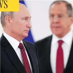  ?? PAVEL GOLOVKIN / THE ASSOCIATED PRESS ?? The response from Russian President Vladimir Putin to Canada turning the Magnitsky bill into law may well be dramatic, John Ivison writes, as the Russian regime isn’t likely to accept humiliatio­n without an asymmetric reaction.