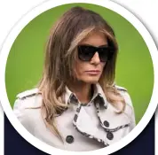  ??  ?? As more bombshell revelation­s from other women have come to light Trump’s wife, Melania, has kept a low profile.