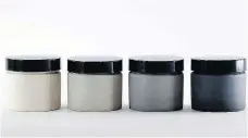  ?? SETTLEWELL ?? Settlewell’s small concrete jars are great for home organizati­on. (US$20, settlewell.com).