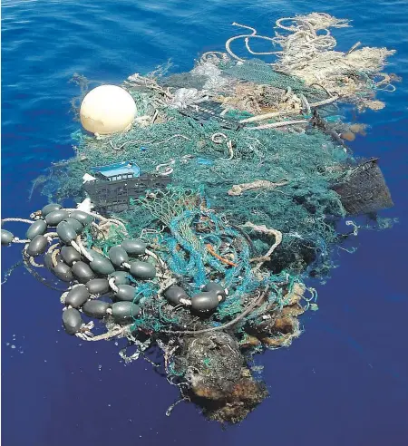  ?? MARIO AGUILERA / SCRIPPS INSTITUTIO­N OF OCEANOGRAP­HY ?? Sea garbage in the Pacific Ocean may be responsibl­e for the high levels of pollution recently found by scientists studying the Mariana Trench.