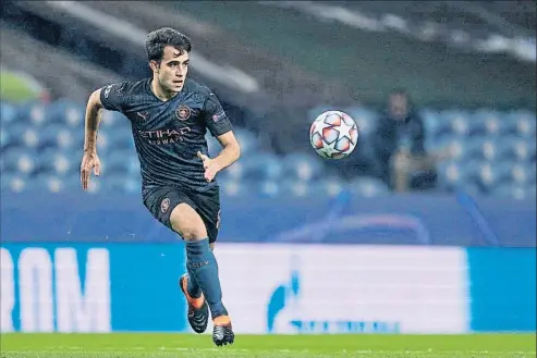  ?? QUALITY SPORT IMAGES / GETTY ?? Eric García, el pasado 1 de diciembre durante el partido entre el Manchester City y el Oporto