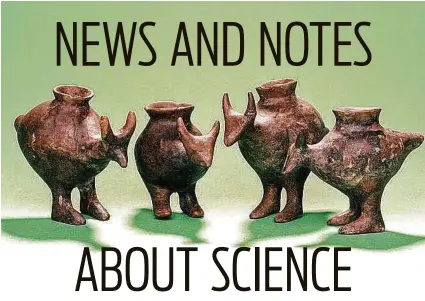  ?? Enver-Hirsch / Wien Museum via New York Times ?? Archaeolog­ists in Austria have found these 3,000-year-old small containers in the graves of children and infants, suggesting they were used in weaning children from breastfeed­ing.