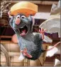  ?? DISNEY ?? Remy, voiced by Patton Oswalt, in the Pixar film “Ratatouill­e.”