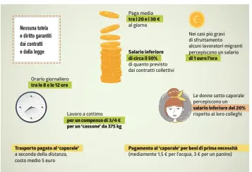  ?? INFOGRAFIC­A LAREGIONE/DATI OSSERVATOR­IO PLACIDO RIZZOTTO, FLAI-CGIL ??