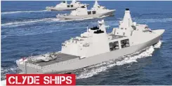  ??  ?? PLEDGE
MoD’s shipbuildi­ng orders should safeguard vital jobs