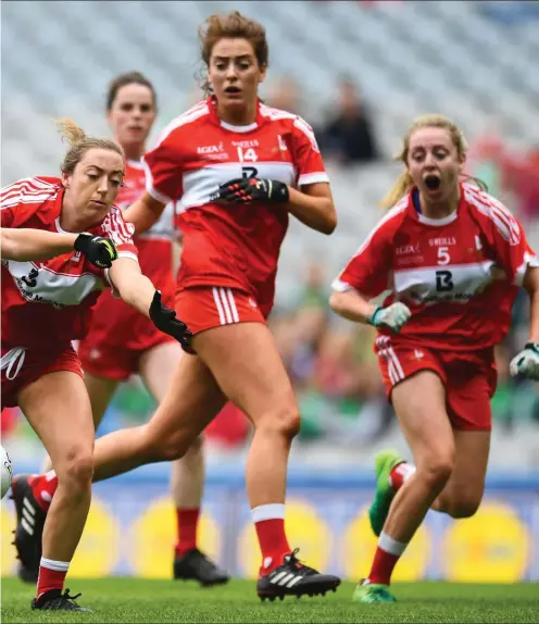  ??  ?? TG4 All-Ireland Junior Championsh­ip Final at Croke Park.