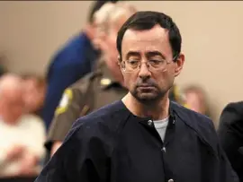  ?? ?? disgraced former usa Gymnastics dr Larry nassar was sentenced to 40 to 175 years in prison in 2018 for sexually abusing over 150 young girls under the guise of medical treatment. — AFP