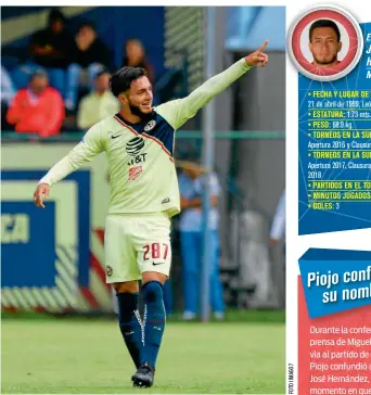  ??  ?? LETAL. Aunque es mediocampi­sta, es actualment­e el goleador de su equipo.