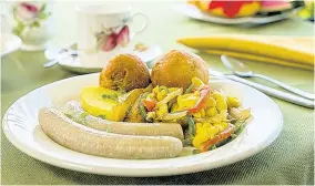  ?? CONTRIBUTE­D ?? Ackee and saltfish at Polkerris.