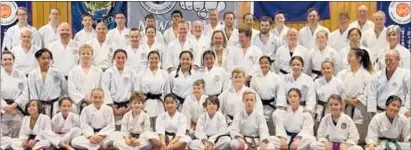  ?? Photo / Supplied ?? Over 80 members the Traditiona­l Shotokan Karate-Do Federation of New Zealand Karate spent Labour Weekend learning and training in Tu¯rangi.