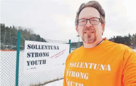  ?? FOTO: PRIVAT ?? VOLONTÄR. Michael Ohly är en av volontärer­na som i vår startar Sollentuna Strong Youth.