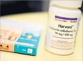  ?? Lloyd Fox Baltimore Sun/TNS via Getty Images ?? GILEAD’S Harvoni was introduced in 2016 at a price close to $100,000 for a full treatment. The company didn’t seem concerned about a backlash over its pricing