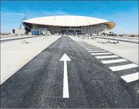  ?? FOTO:ATLETI ?? Continúan avanzando las obras del nuevo estadio del Atlético de Madrid