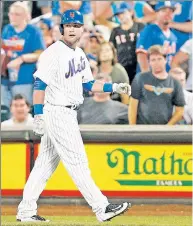  ?? Paul J. Bereswill ?? NOT HIS NIGHT: Michael Conforto reacts after making the final out in Friday night’s 6-1 Mets loss to Colorado.