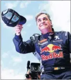  ??  ?? Sainz, tras ganar el Dakar 2020.