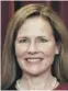  ??  ?? Justice Amy Coney Barrett