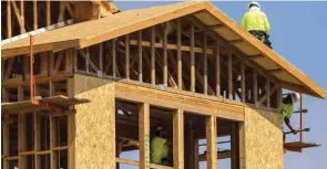  ?? - Reuters file picture ?? SLIGHT FALL: Housing starts dropped 5.5 per cent to a seasonally adjusted annual rate of 1.09 million units, the Commerce Department said on Friday.