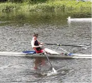  ??  ?? Brian Colsh from Sligo Rowing Club.