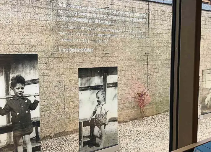  ?? Fotos: Kerstin Schweighöf­er ?? 46.000 niederländ­ische Juden wurden am Ort des heutigen Holocaustm­useums zusammenge­trieben und in Konzentrat­ionslager deportiert.