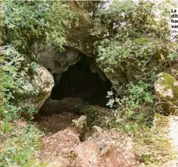  ?? (Photo Journal de la Résistance) ?? La grotte des Résistants dite aussi grotte de Savoye, haut lieu de la Résistance varoise.