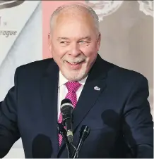  ?? DAN JANISSE ?? Canadian Hockey League commission­er David Branch has the Ontario government on his side in his request to confirm players in the Ontario Hockey League are amateur athletes.