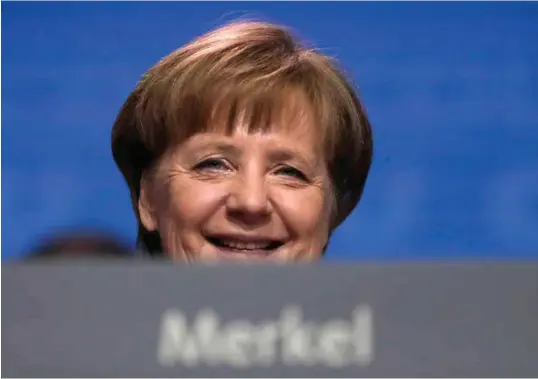  ?? FOTO: NTB SCANPIX ?? Angela Merkel kan nå ta fatt på sin fjerde periode som statsminis­ter i Tyskland.