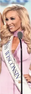  ??  ?? Miss Wisconsin McKenna Collins of Waunakee will promote her platform of civil discourse during the Miss America Competitio­n.