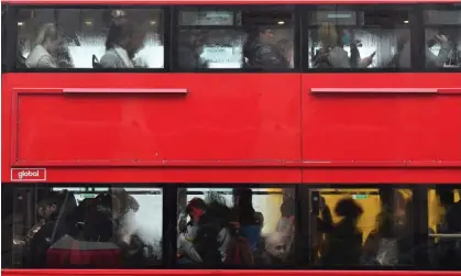  ?? ?? ‘I remember what it’s like to bethe annoying teenager’ … a packed bus in London. Photograph: Toby Melville/Reuters