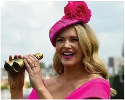  ??  ?? Launching McElligott­s Honda Ladies Day (on Friday, September
14) at the Listowel Harvest Racing Festival in Kerry are judges, actor Aoibhín Garrihy and Marietta Doran; with McElligott’s ambassador David Moran, Patrick McElligott, Donal Lynch and...