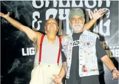  ?? POSTMEDIA FILES ?? They're still smokin'. Cheech & Chong appear at Seneca Niagara Casino in Niagara Falls, N.Y., on Nov. 26.