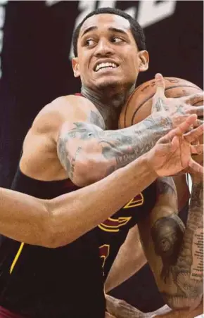  ??  ?? Jordan Clarkson plays for Cleveland Cavaliers.