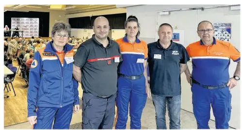  ?? ?? PLANGUENOU­AL. Les pupilles des sapeurs-pompiers et les cadets de la Protection civile ont organisé pour la première fois un loto commun. CA