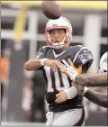  ?? File photo by Louriann Mardo-Zayat ?? Jimmy Garoppolo, whose last start was for the Pats against Miami last season, will start for the 49ers Sunday.