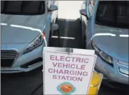  ?? Erik Verduzco ?? Las Vegas Review-journal @Erik_verduzco NV Energy plans to open applicatio­ns for electric vehicle charging station incentives by Sept. 1.