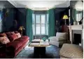  ??  ?? Poppy Delevingne’s atmospheri­c sitting room