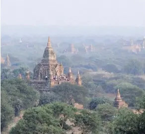  ??  ?? Bagan is home to the largest concentrat­ion of Buddhist temples, stupas and monuments in the world. Most were built in the 11th and 12th centuries.