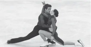  ?? STEVE RUSSELL/TORONTO STAR ?? Scott Moir and Tessa Virtue pushed the envelope with their athleticis­m and made sensuality vital to ice dance.